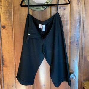 Nine West Pinstripe Capri/Knee Length Dress Pants